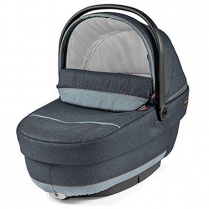 Коляска для новорожденных Peg Perego Switch Four (люлька Navetta XL) blue denim