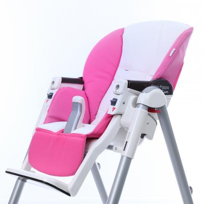Сменный чехол сидения Esspero Sport к стульчику для кормления Peg Perego Diner  Pink/White