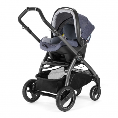 Автокресло Peg Perego Primo Viaggio SL на шасси Book 51S (шасси White/Black) Denim