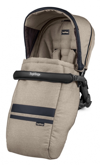 Коляска для двойни Peg Perego Duette Piroet Luxe Ecru