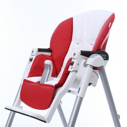 Сменный чехол сидения Esspero Sport к стульчику для кормления Peg Perego Diner  Red/White