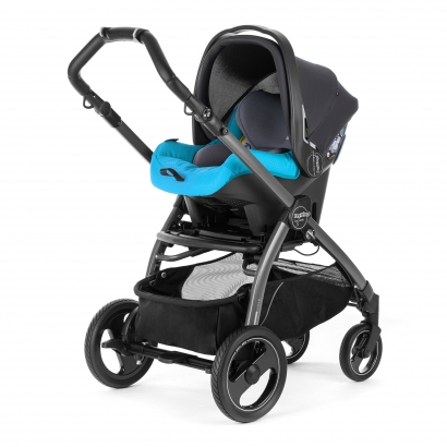 Автокресло Peg Perego Primo Viaggio SL на шасси Book S (шасси Jet) Bloom Scuba