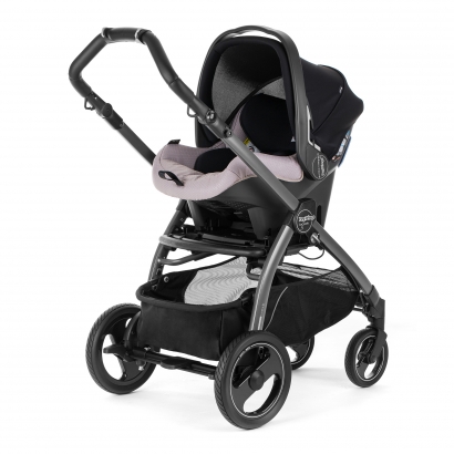 Автокресло Peg Perego Primo Viaggio SL на шасси Book S (шасси White/Black) Bloom Beige