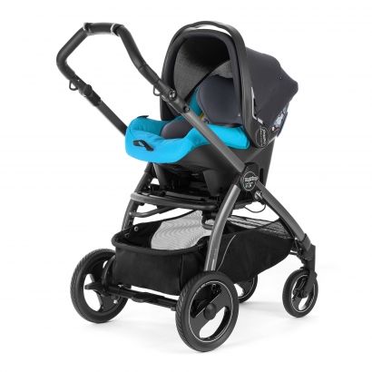 Автокресло Peg Perego Primo Viaggio SL на шасси Book 51S (шасси White/Black) Bloom Scuba