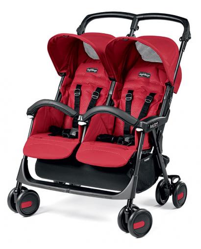 Коляска для двойни Peg Perego Aria Shopper Twin Mod Red