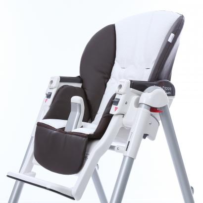 Сменный чехол сидения Esspero Sport к стульчику для кормления Peg Perego Diner  Brown/White