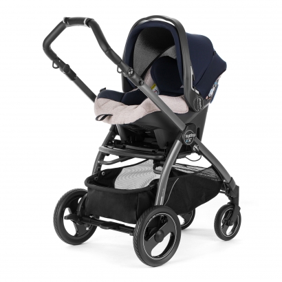 Автокресло Peg Perego Primo Viaggio SL на шасси Book 51S (шасси White/Black) Luxe Beige