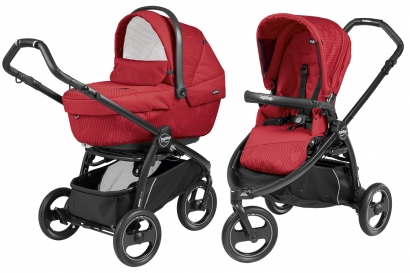 Коляска 2 в 1 Peg Perego Book Scout XL Modular System (прогулочный блок Pop-Up Sportivo) Geo Red