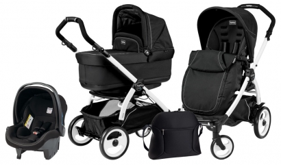 Коляска 3 в 1 Peg Perego Book 51 Pop Up Set Modular (шасси White/Black) Onyx