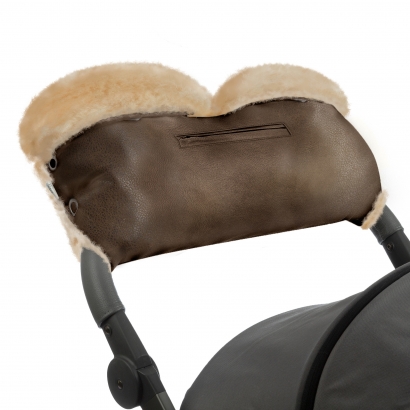 Муфта для рук Esspero Isabella (натуральная овечья шерсть) Brown