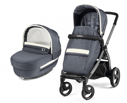 Коляска 2 в 1 Peg Perego Book S Elite Combo (прогулочный блок Pop-Up Completo, шасси Jet) Luxe Mirage