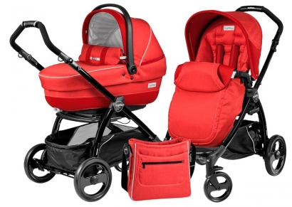 Коляска 2 в 1 Peg Perego Book Plus XL Modular System (прогулочный блок Pop-Up Completo) Sunset