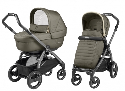 Коляска 2 в 1 Peg Perego Book 51 S Elite Combo Breeze Kaki