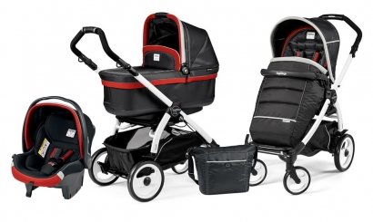 Коляска 3 в 1 Peg Perego Book 51 Pop Up Set Modular (шасси White/Black) Synergy