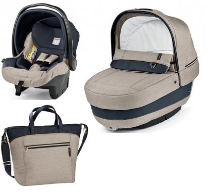 Коляска 3 в 1 Peg Perego Set Modular Elite (без шасси) Luxe Beige