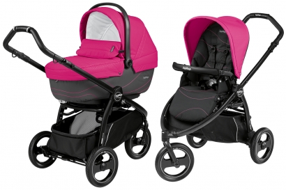 Коляска 2 в 1 Peg Perego Book Scout XL Modular System (прогулочный блок Pop-Up Sportivo) Bloom Pink