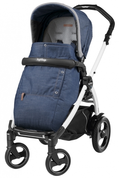 Прогулочная коляска Peg Perego Book 51 S Pop-Up Completo (шасси Jet) Urban Denim