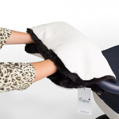 Муфта для рук на коляску Esspero Gуеs Lux White/Black