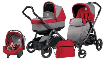 Коляска 3 в 1 Peg Perego Book Plus Pop-Up Modular System (прогулочный блок Pop-Up Completo) Tulip