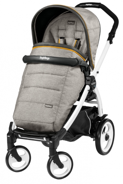 Прогулочная коляска Peg Perego Book 51 Pop-Up Completo (шасси White/Black) Luxe Grey