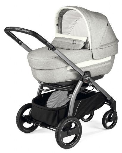 Коляска для новорожденных Peg Perego Book S Elite (шасси White/Black) Luxe Pure
