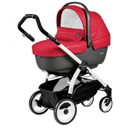 Коляска для новорожденных Peg Perego Book 51 Navetta XL (шасси Jet) Bloom Red