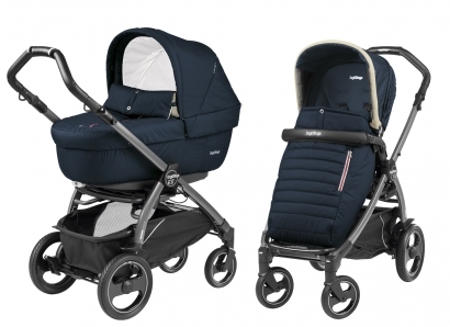 Коляска 2 в 1 Peg Perego Book 51 S Elite Combo Breeze Blue