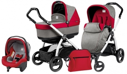 Коляска 3 в 1 Peg Perego Book 51S Pop Up Set Modular (шасси Jet) Tulip