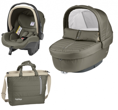 Коляска 3 в 1 Peg Perego Set Modular Elite (без шасси) Breeze Kaki