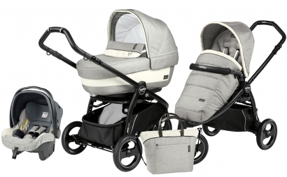 Коляска 3 в 1 Peg Perego Book Scout Elite Set Modular (прогулочный блок Pop-Up Completo) Luxe Opal