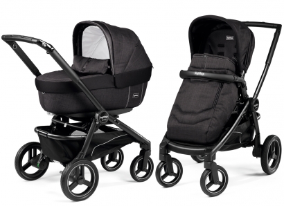 Коляска 2 в 1 Peg Perego Team Elite Combo Onyx