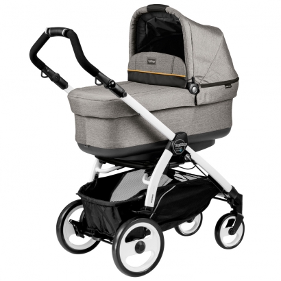 Коляска для новорожденных Peg Perego Book 51 Navetta Pop Up (шасси White/Black) Luxe Grey
