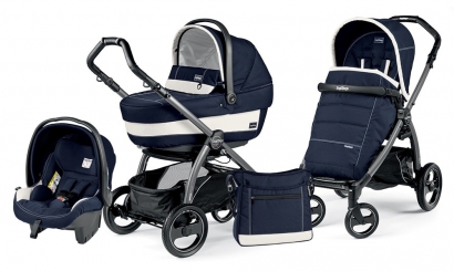 Коляска 3 в 1 Peg Perego Book S XL Modular System (прогулочный блок Pop-Up Completo, шасси Jet) Riviera