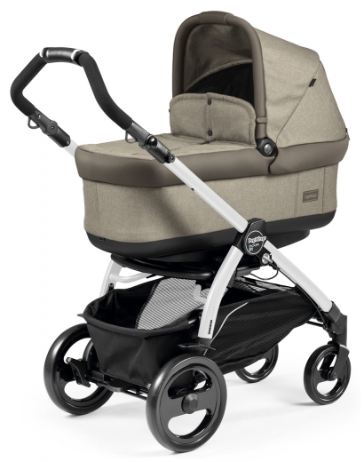 Коляска для новорожденных Peg Perego Book 51 Navetta Pop Up (шасси White/Black) Team Cream