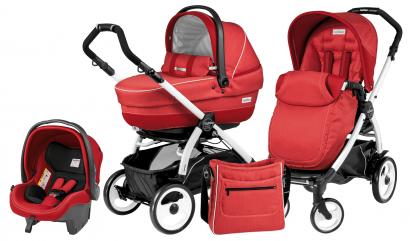 Коляска 3 в 1 Peg Perego Book Plus XL Modular System (прогулочный блок Pop-Up Completo) Sunset