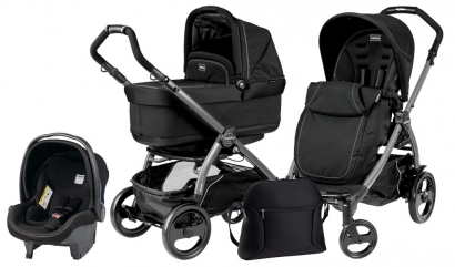 Коляска 3 в 1 Peg Perego Book 51 Pop-Up Modular System (шасси Jet) Onyx