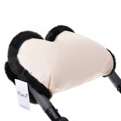 Муфта для рук Esspero LIT Leatherette beige-black
