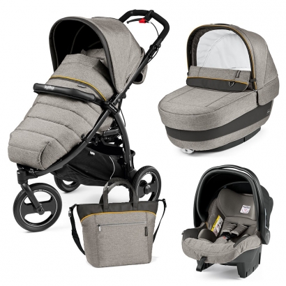 Коляска 3 в 1 Peg Perego Book Cross Modular System Luxe Grey