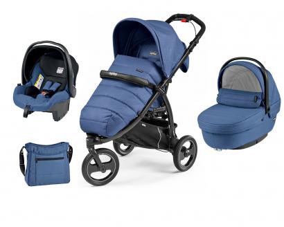 Коляска 3 в 1 Peg Perego Book Cross Modular System Mod Bluette