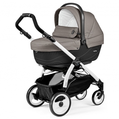 Коляска для новорожденных Peg Perego Book 51 Navetta XL (шасси White/Black) Bloom Beige