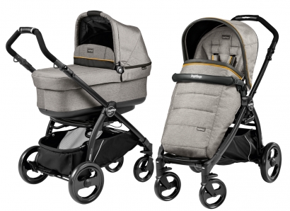 Коляска 2 в 1 Peg Perego Book Plus Pop-Up Modular System (прогулочный блок Pop-Up Completo) Luxe Grey