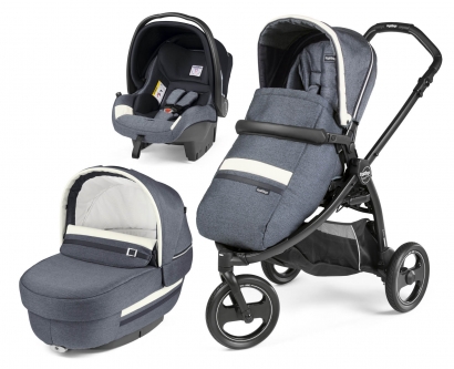 Коляска 3 в 1 Peg Perego Book Scout Elite Set Modular (прогулочный блок Pop-Up Completo) Luxe Mirage