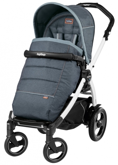 Прогулочная коляска Peg Perego Book 51 S Pop-Up Completo (шасси Jet) Blue Denim