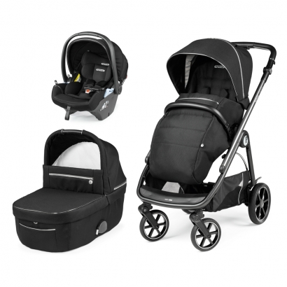Коляска 3 в 1 Peg Perego Veloce Lounge Modular Black Shine