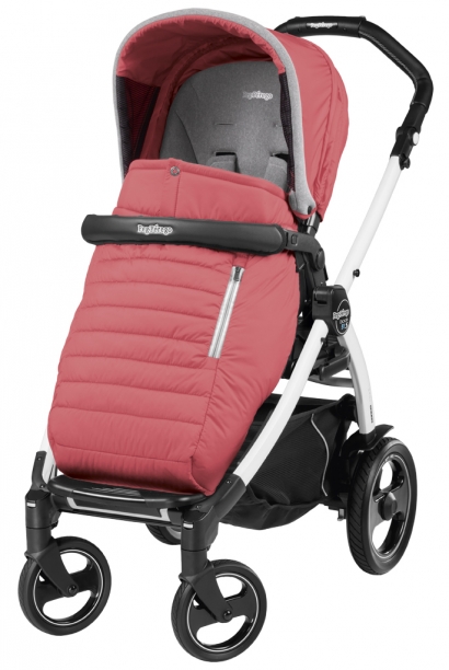 Прогулочная коляска Peg Perego Book 51 S Pop-Up Completo (шасси White/Black) Breeze Coral