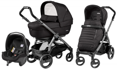 Коляска 3 в 1 Peg Perego Book 51 Breeze Modular (шасси Jet) Breeze Noir