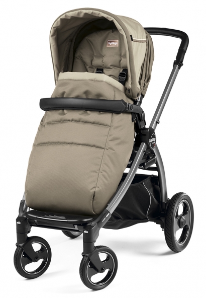 Прогулочная коляска Peg Perego Book S Pop-Up Completo (шасси White/Black) Class Beige