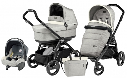 Коляска 3 в 1 Peg Perego Book Plus Pop-Up Modular System (прогулочный блок Pop-Up Completo) Luxe Opal