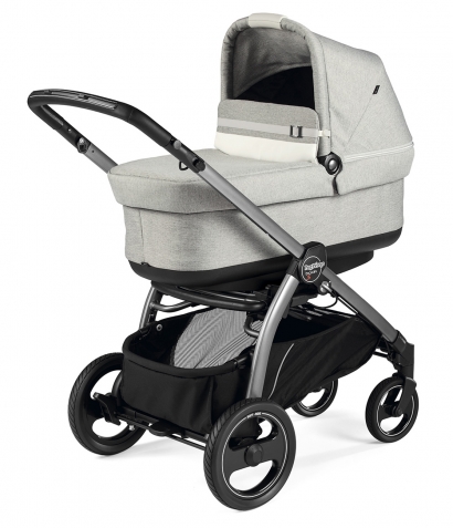 Коляска для новорожденных Peg Perego Book S Pop-Up (шасси Jet) Luxe Pure