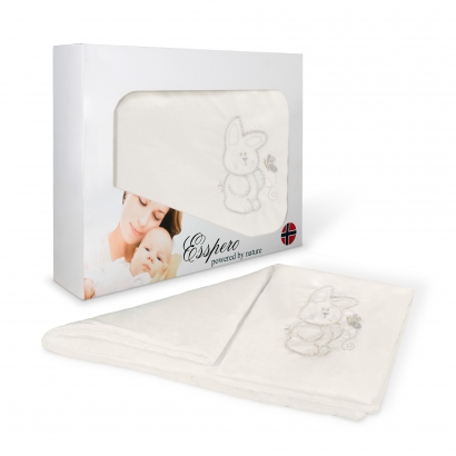 Постельный комплект Esspero Lui из 5 предметов Зайка милк